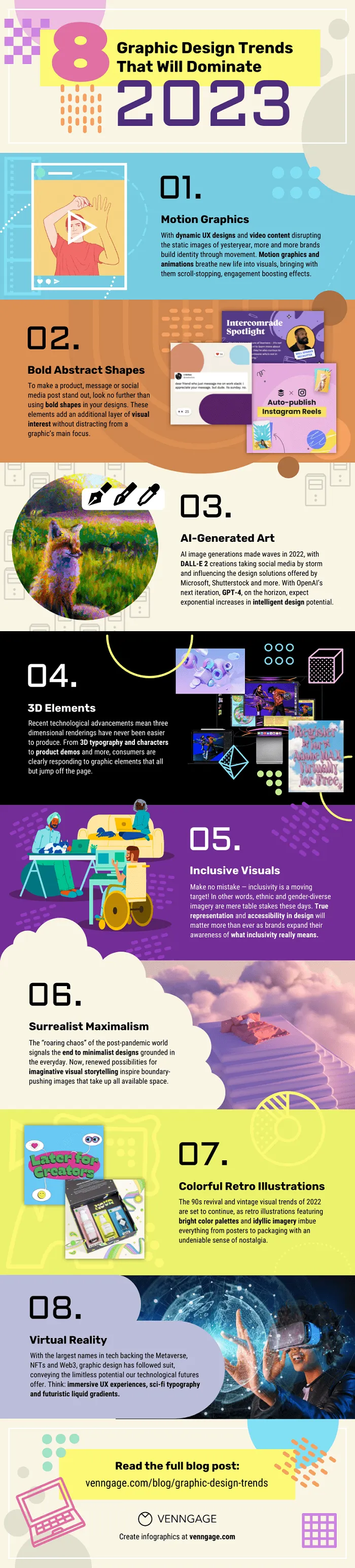 Graphic Design Trends infographic