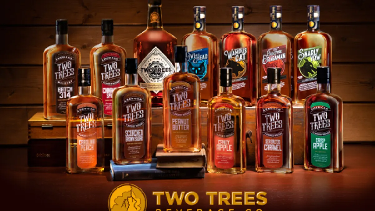 Two Trees, alcohol