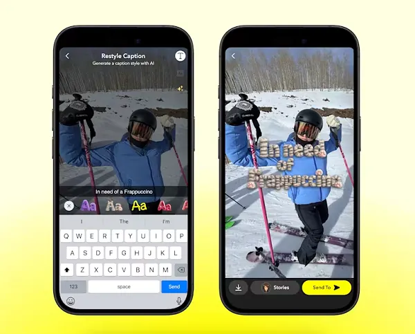 Snapchat update