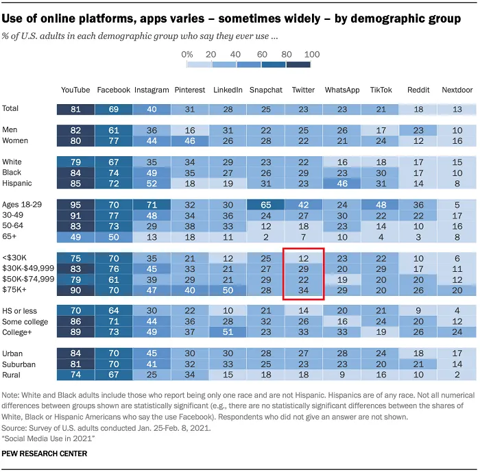 social media audience demographics