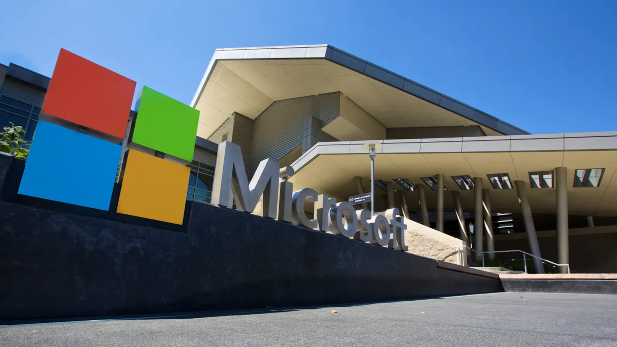 Microsoft's visitor center at its Redmond campus.