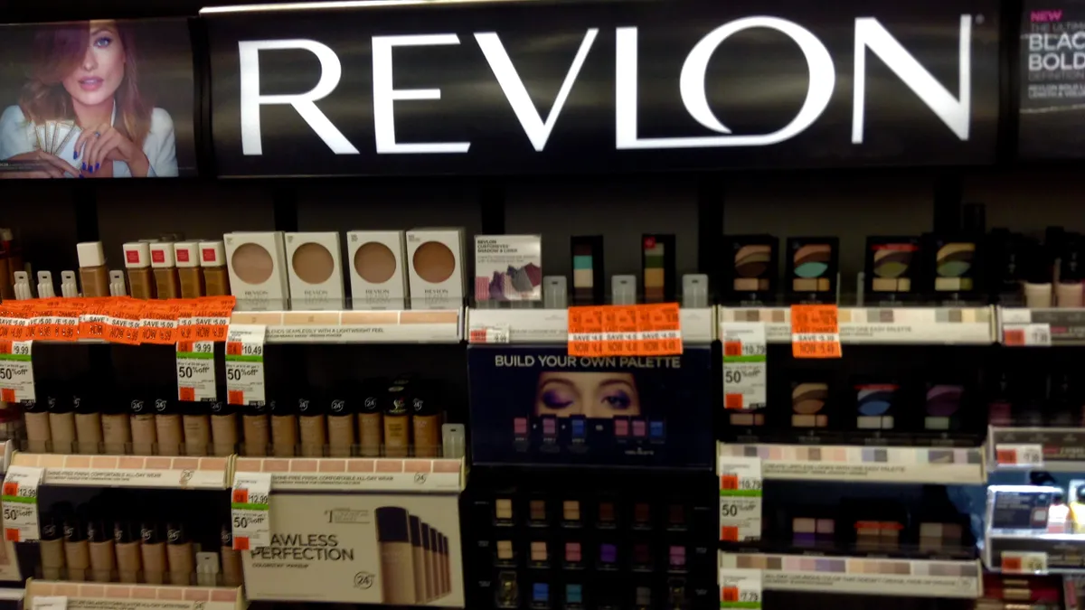 A Revlon display in a store