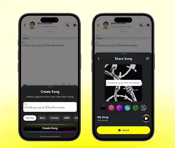 Snapchat update