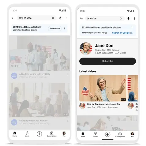 YouTube Election Measures