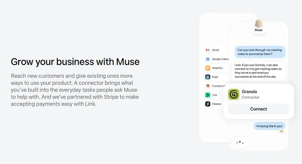Meta Muse Connectors