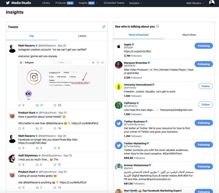 Twitter Conversation Insights