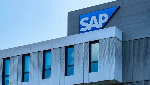 A building with the SAP corporate logo is pictured in St.Leon-Rot, Germany on July 29, 2024.