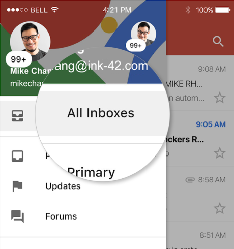 Gmail all inboxes