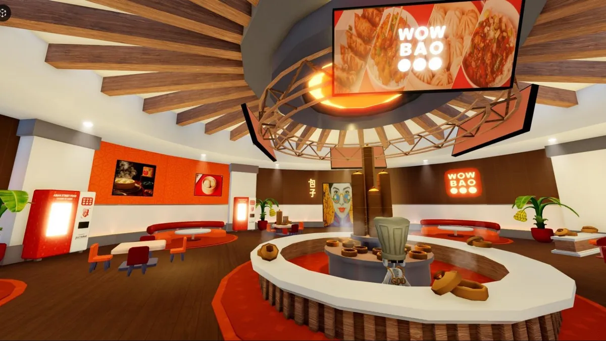 Wow Bao's Dim Sum Palace virtual restaurant on Roblox