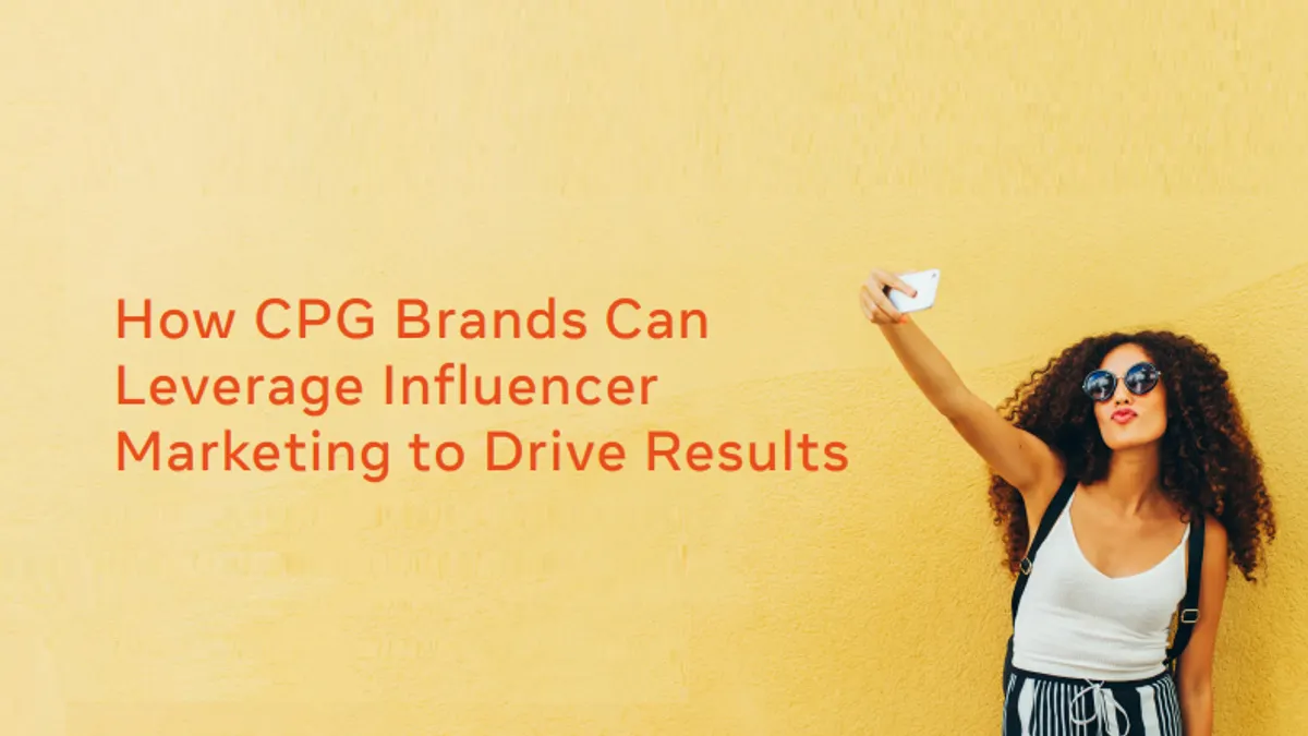 Facebook influencer marketing infographic