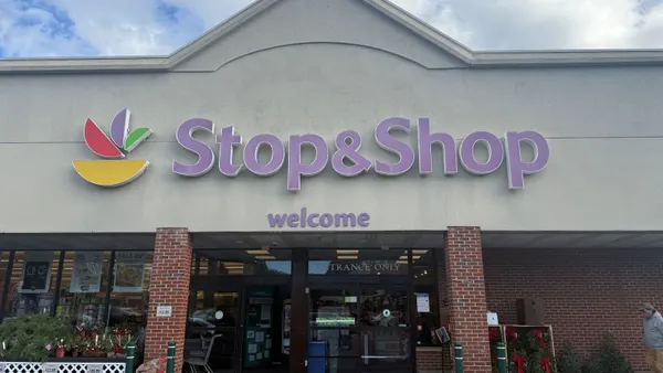 Exterior of a grocery store.