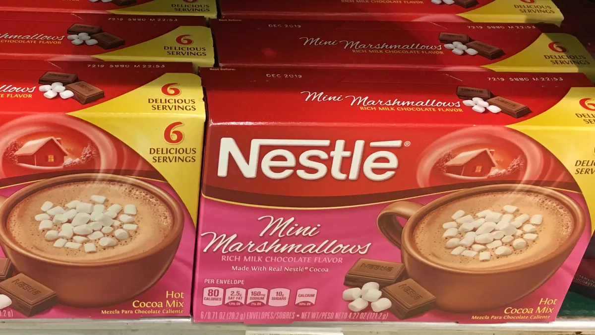 Nestle, hot chocolate