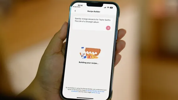 A person holding a smart phone.
