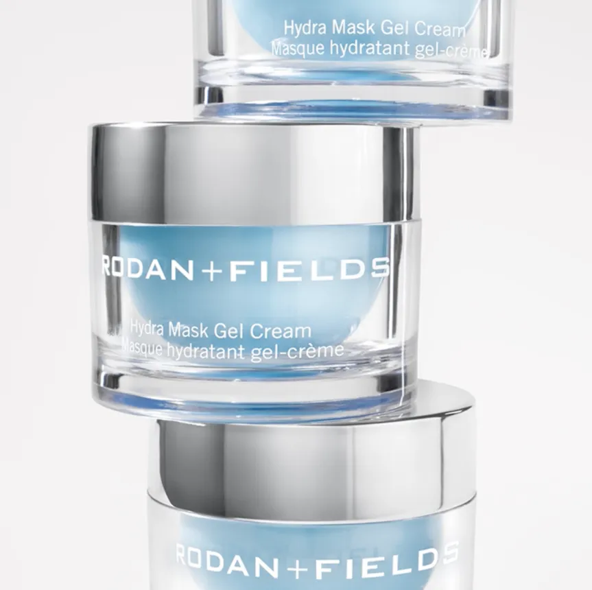 A stack of Rodan and Fields products.