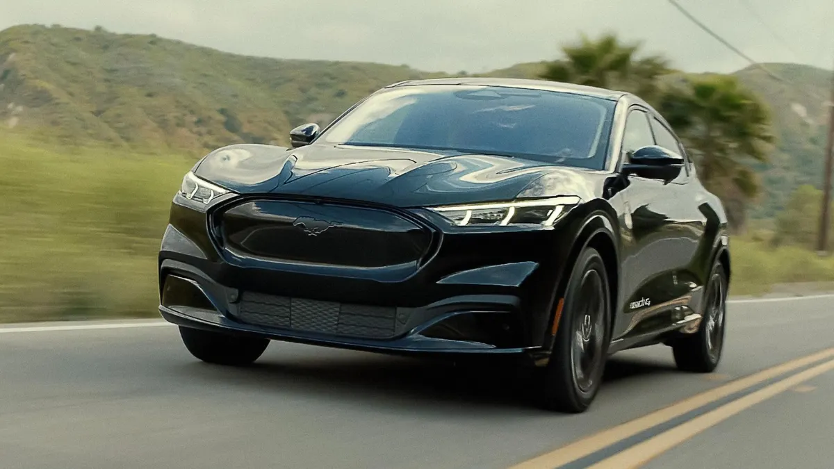 2023 Ford Mustang Mach-E, in motion