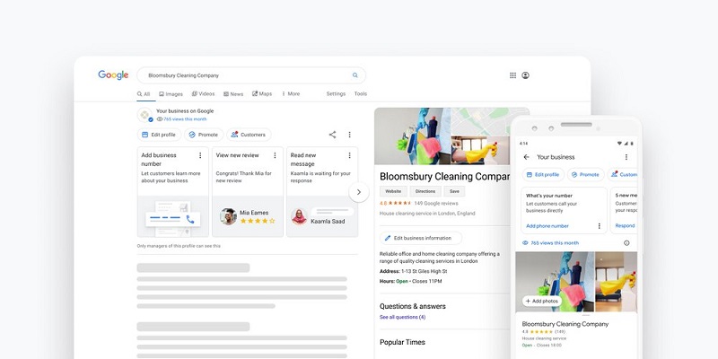 Google Business listings