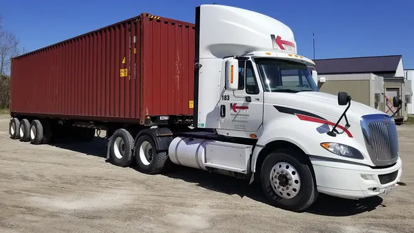 Kriska Transportation Group truck container