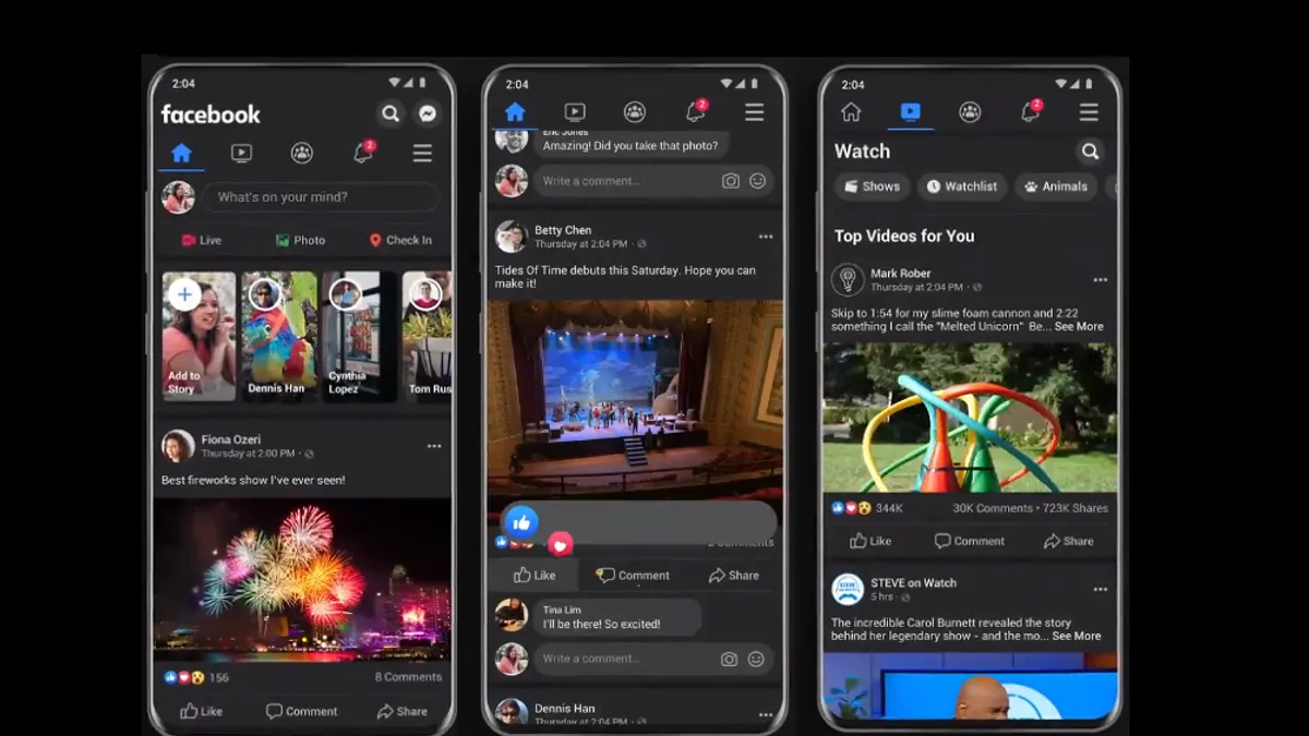 Facebook Dark Mode
