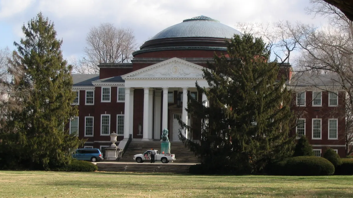 The campus of the University of Louisville.