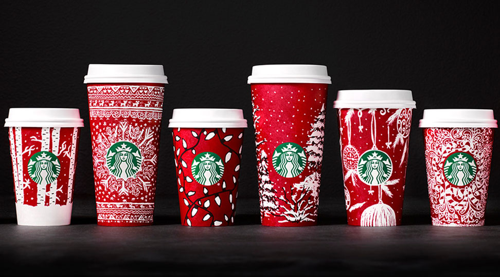 Starbucks Christmas cups