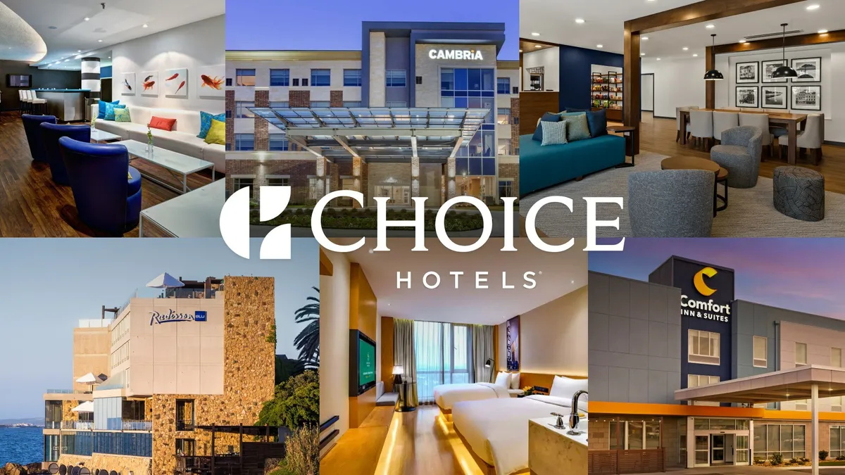 Collage of Choice Hotels properties