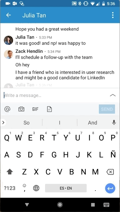 LinkedIn's new file attachment options [GIF]