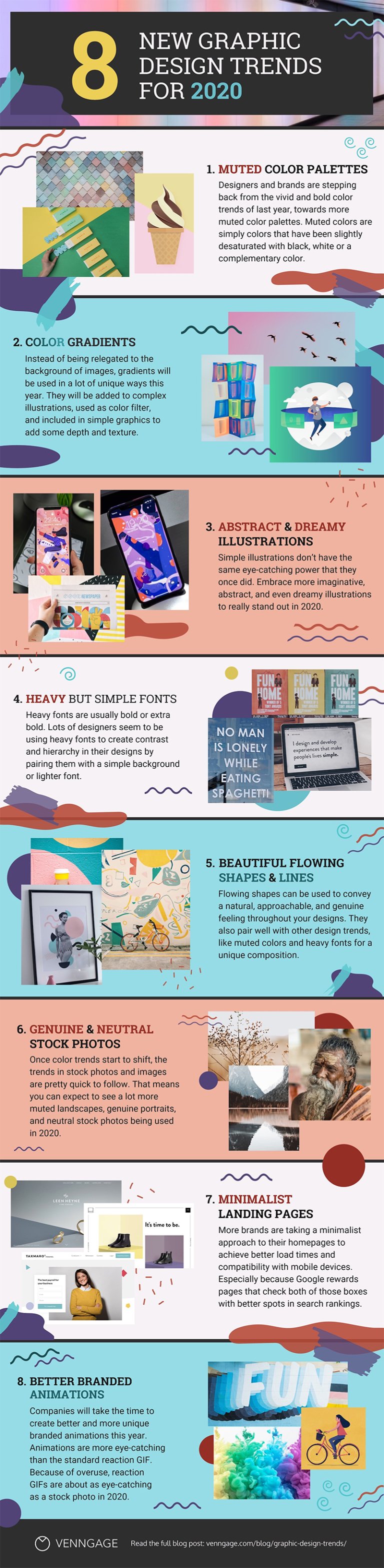 Infographic looks at emerging graphic design trends
