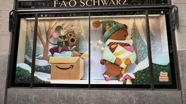 An FAO Schwarz window