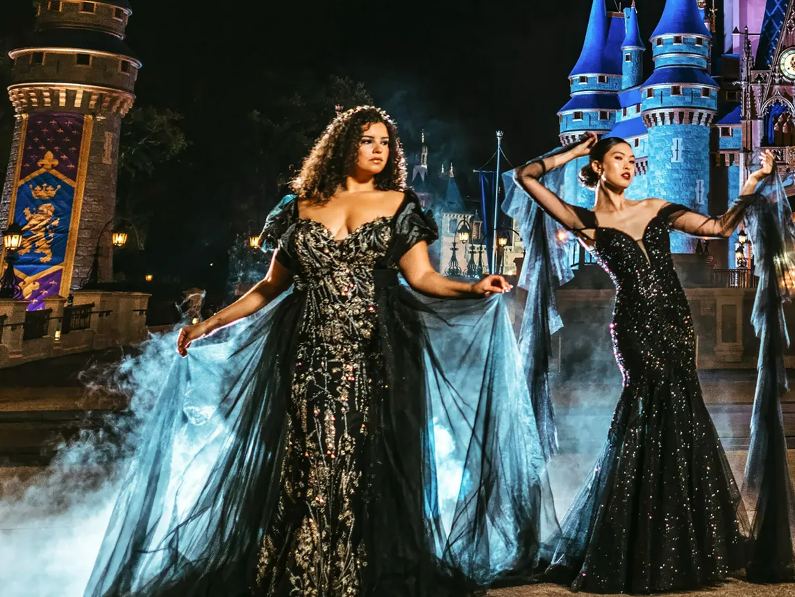 Gowns from Disney&amp;amp;#x27;s villain-inspired bridal collection