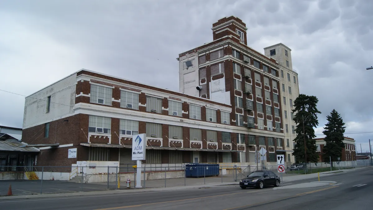 Sperry FLour Mill complex in Spokane, Washington