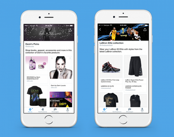 Twitter Product and Place example