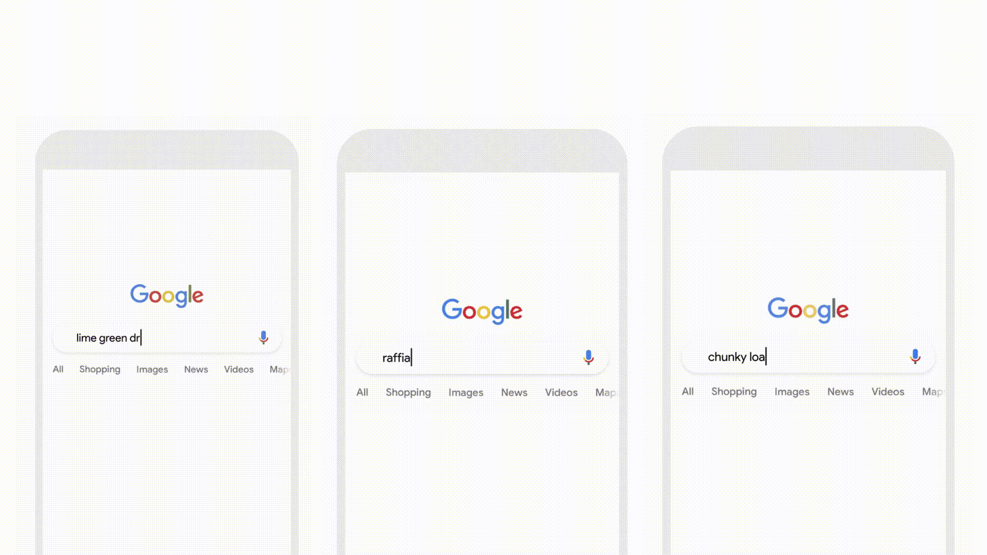 Google Shopping search