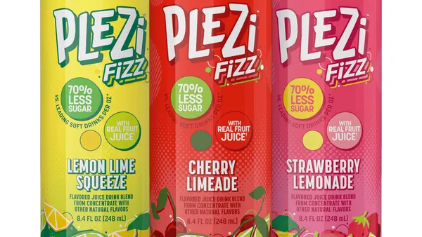 Michelle Obama’s Plezi launches fizzy fruit drink aimed at tweens and teens.