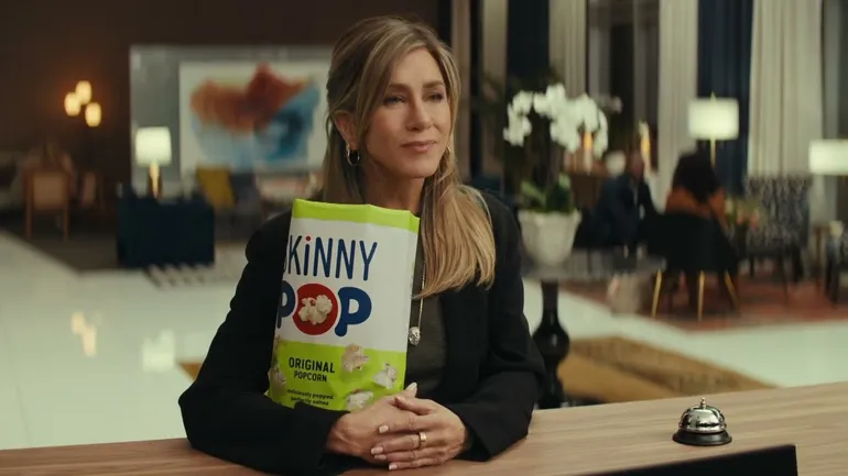 SkinnyPop shows off brand refresh in comedic campaign with Jennifer Aniston