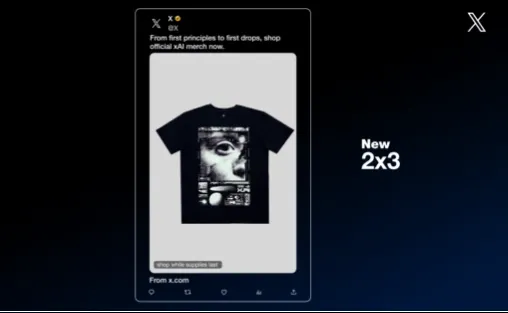 X adds two aspect ratio options for in-stream ads