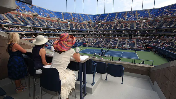 A general view of atmosphere at The Moet Suite at the US Open on Sept. 3, 2011 in New York City.
