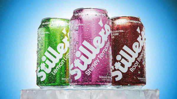 Stiller's Soda cans