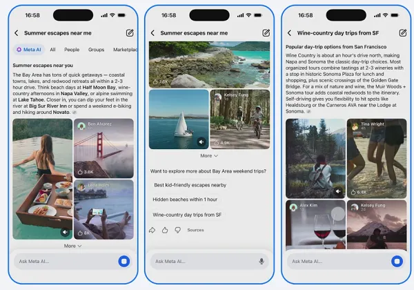Meta improves AI options on Facebook
