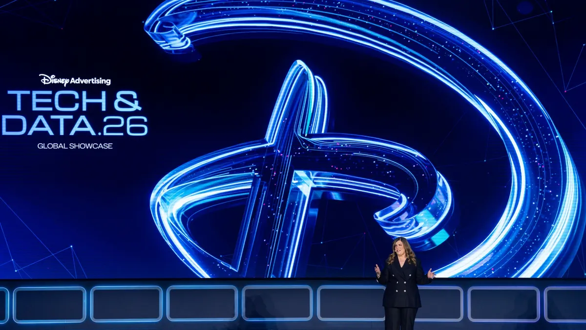 Disney executive at showcase