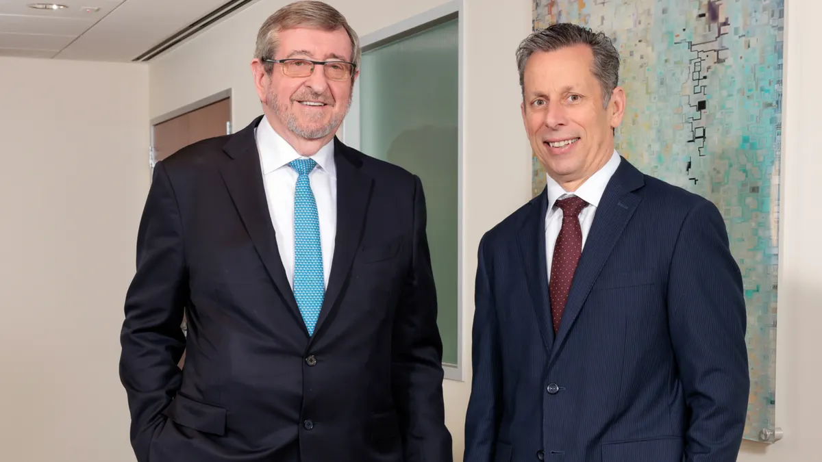Northwell Health’s Michael Dowling (left) and Dr. John D’Angelo (right).