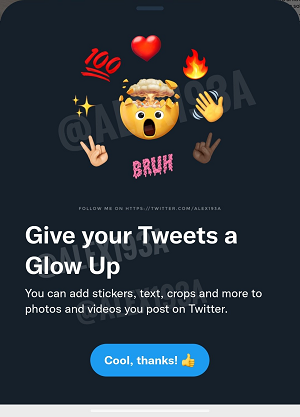 Twitter visual test