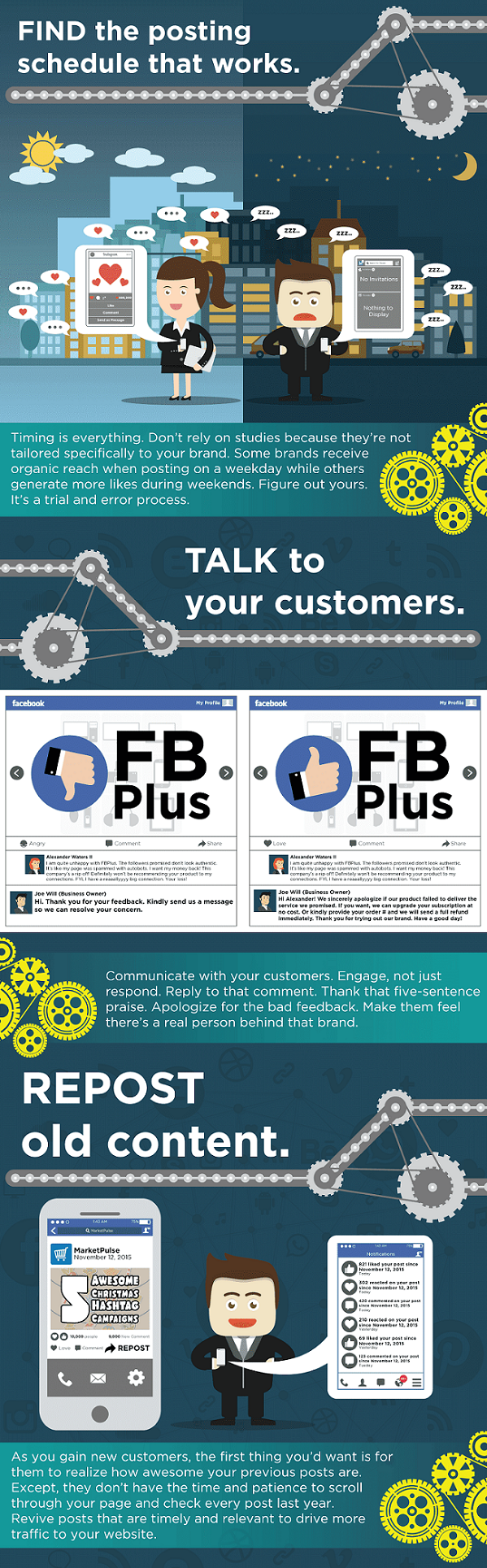 Infographic looks at the dos and don'ts of social media automation