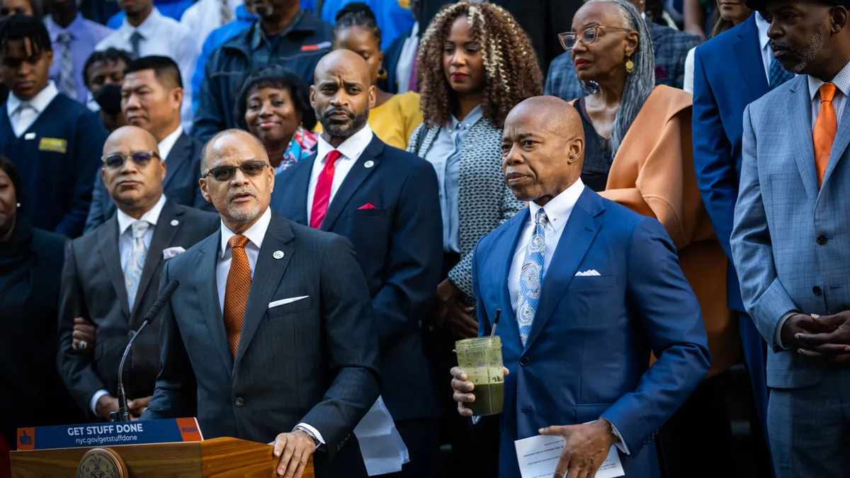 Mayor Eric Adams and New York City Department of Education Chancellor David Banks announce Project Pivot