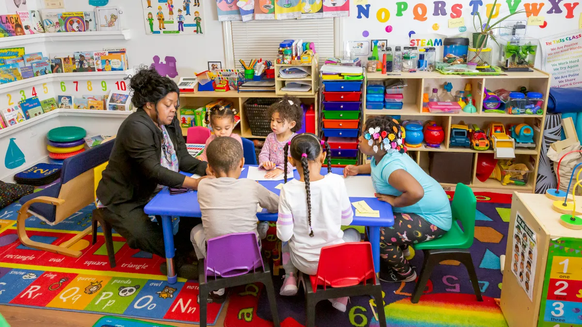 A family child care provider serves pre-K and Head Start children in Philadelphia