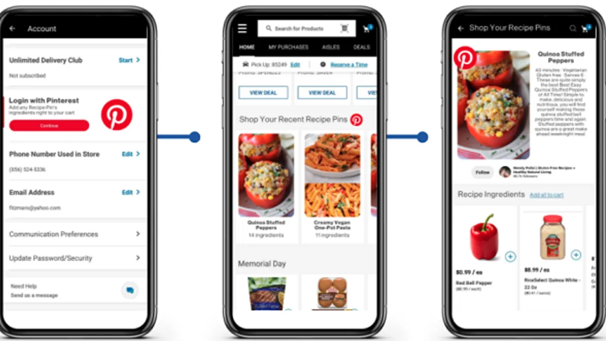 Pinterest grocery shopping
