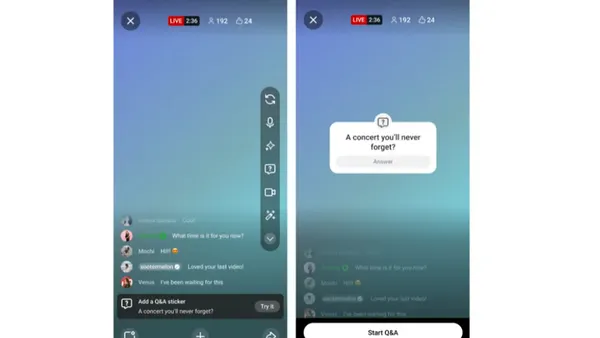YouTube Live QA