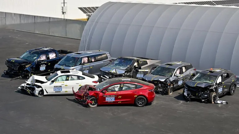 IIHS publishes new EV safety ratings