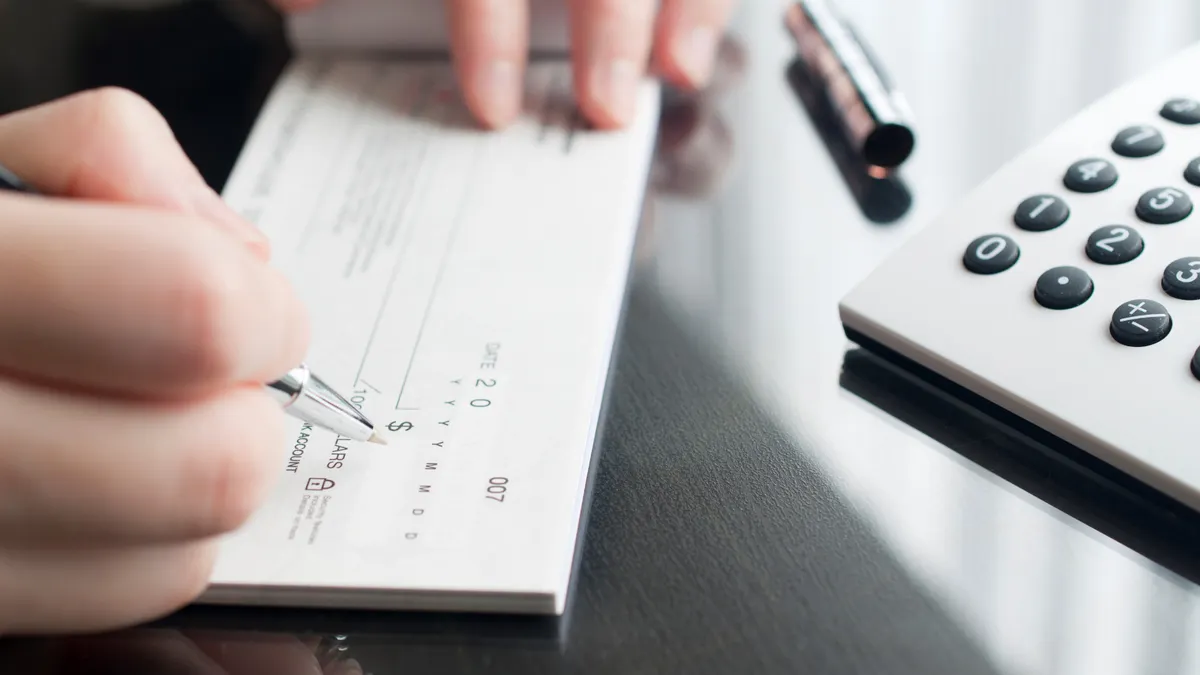 checks payments paper small business B2B