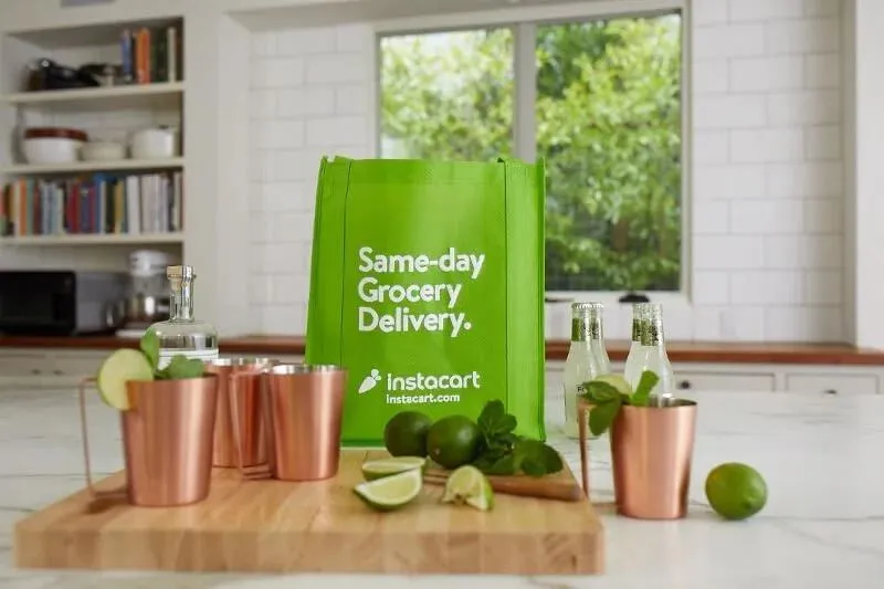 Alcohol delivery through Instacart