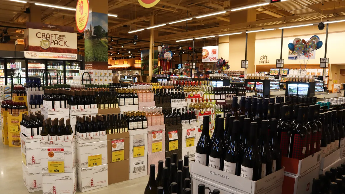 Wine at the Wegmans store in Tysons, Virginia